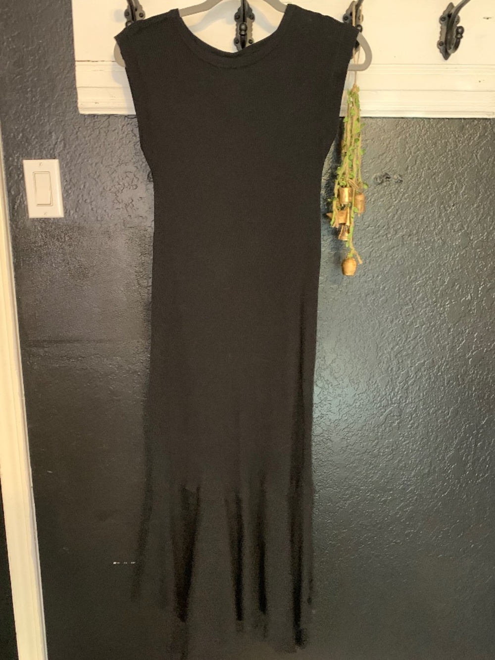 Anthropolgie sz L black dress